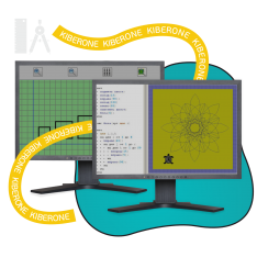 Исполнители чертежник и черепашка - КИБЕРшкола программирования для детей, компьютерные курсы для школьников, начинающих и подростков - KIBERone г. Оренбург