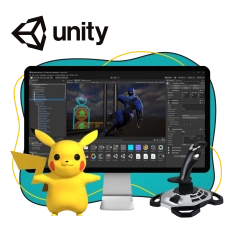 Мир игр на Unity 2D на популярном движке + AI-помощники - КИБЕРшкола программирования для детей, компьютерные курсы для школьников, начинающих и подростков - KIBERone г. Оренбург