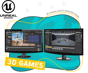 Unreal Engine 4. Игровой движок - Школа программирования для детей, компьютерные курсы для школьников, начинающих и подростков - KIBERone г. Оренбург