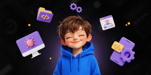 Идеальный сайт с нуля: код, дизайн и AI-помощник - КИБЕРшкола программирования для детей, компьютерные курсы для школьников, начинающих и подростков - KIBERone г. Оренбург